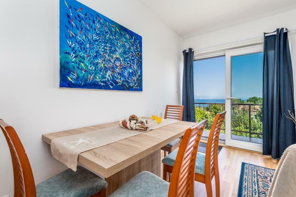 Apartment Roza, Sea View, Free Parking Ičići 외부 사진